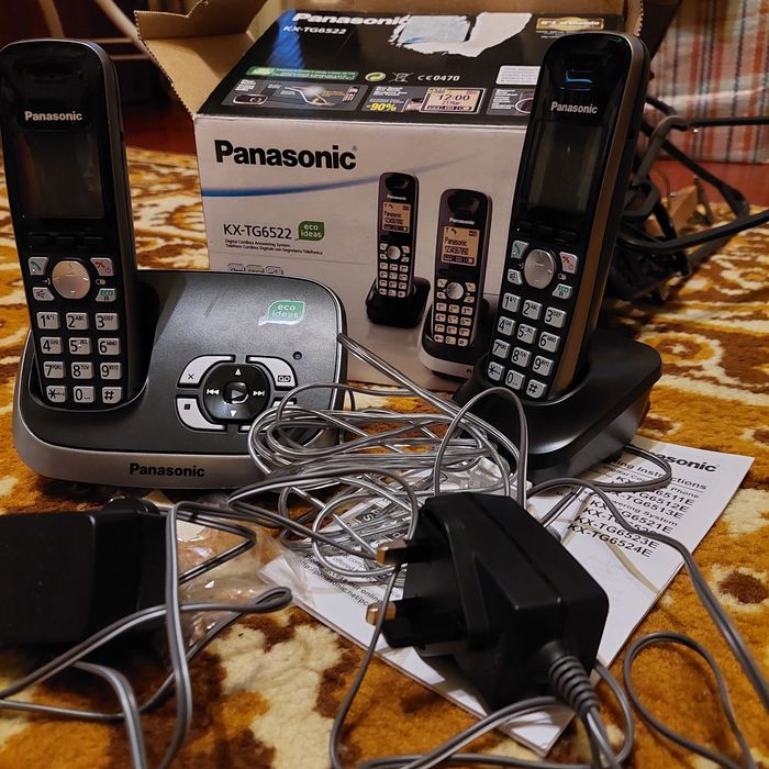 Телефон бездротовий Panasonic KX-TG6522