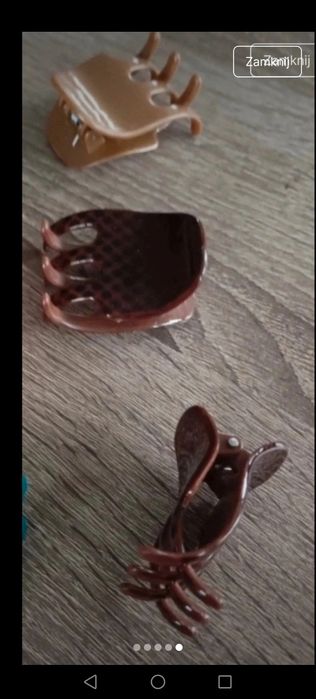 Spinki do włosów zapinki kolorowe 6 sztuk