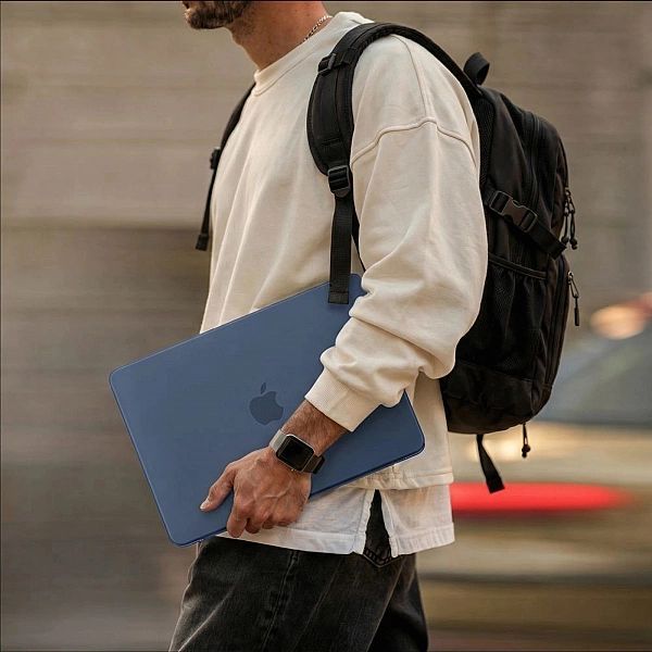 Tech-Protect Softshell Macbook Neo 13/2026 Matte Indigo