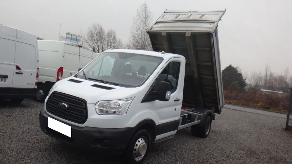 Ford Transit  TRANSIT MK8 wywrotka duży kiper 320cm bliźniacze koła klima 2016rok