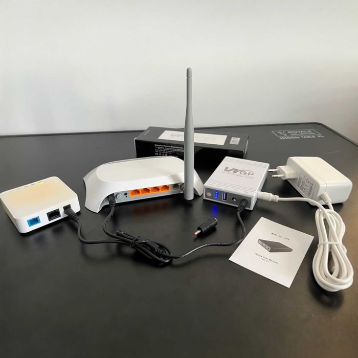 Mini ups ДБЖ для роутера WGP 10400mAh 24w безперебійник для роутера