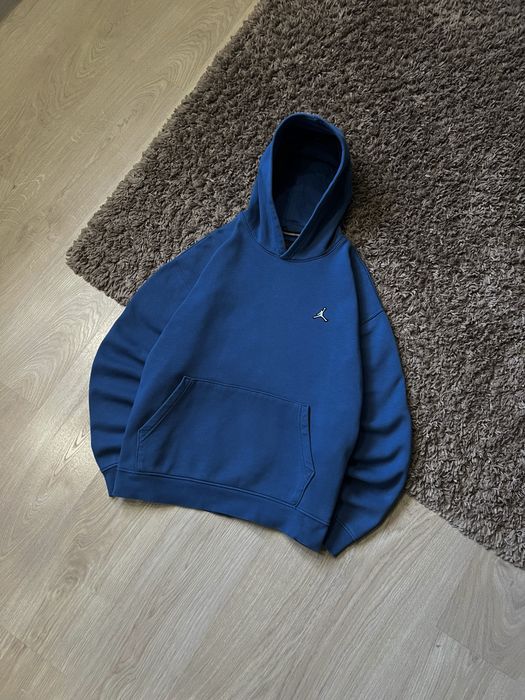 Худи Jordan синее с капюшоном