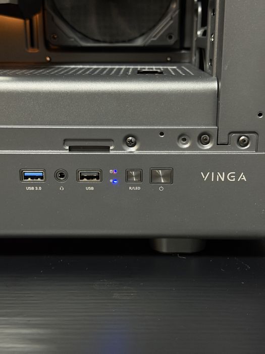 Ігровий total black pc rtx3070 Ryzen5500 16/32 gb ddr4 ssd m2