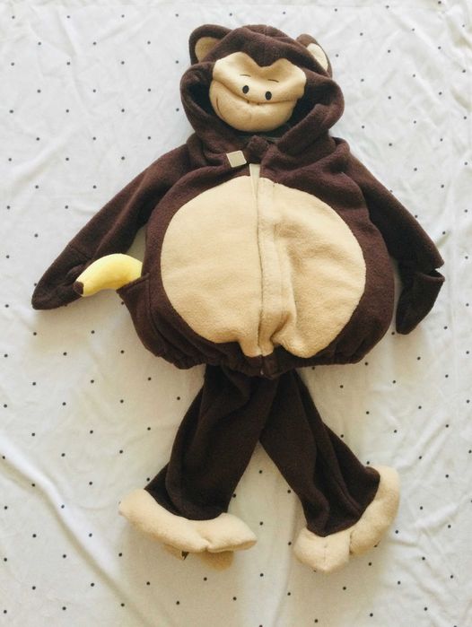 Old Navi на 1 рік Флісовий костюм, маскарадний костюм Мавпа,