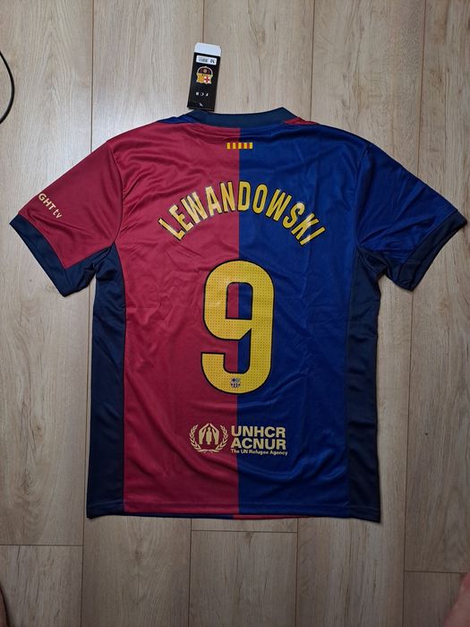 Strój piłkarski FC Barcelona + ochraniacze