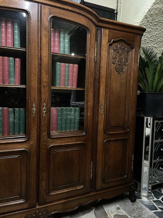 Biblioteka witryna  dębowa