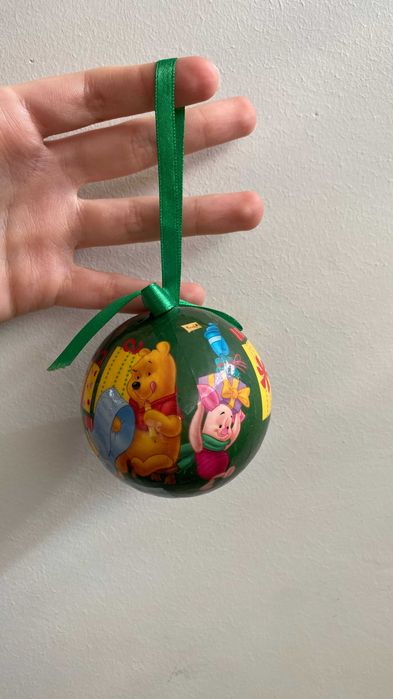 Enfeites bolas de Natal Árvore Disney Winnie the Pooh e Princesas