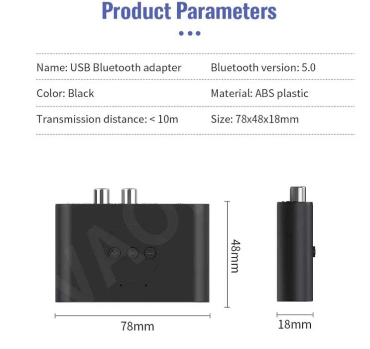 Bluetooth mãos livres recetor som