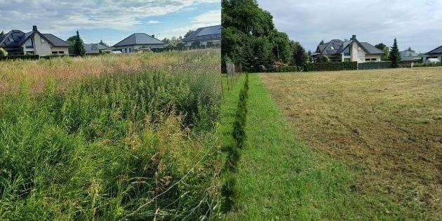 Koszenie traw zarośli dziełek farm fotowoltaicznych mulczer