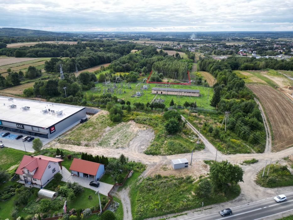 Działka przy GPZ,  MPZP działka pod zabudowę usługową