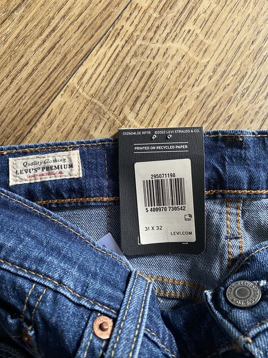 Levi’s męskie jeansy  502™ TAPER nowe z metka 31x32