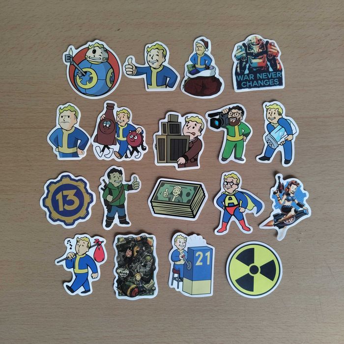 Pack 50 Autocolantes Fallout 4