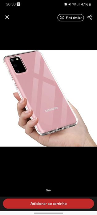Capa fina silicone Samsung S20FE