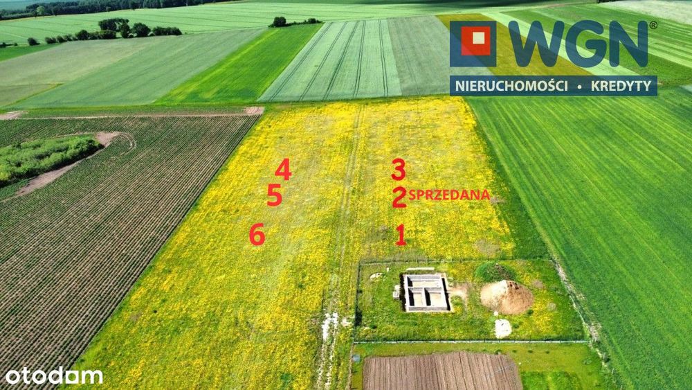 Na sprzedaż 6 działek budowlanych - blisko morza!