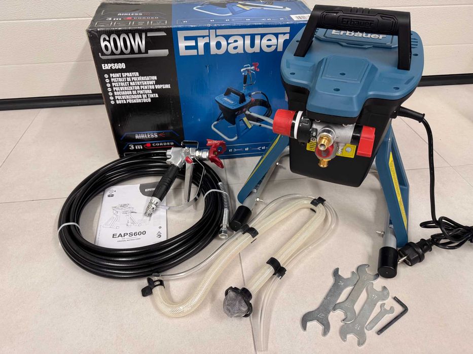 Agregat Erbauer 200bar EAPS600 do malowania pistolet malarski graco