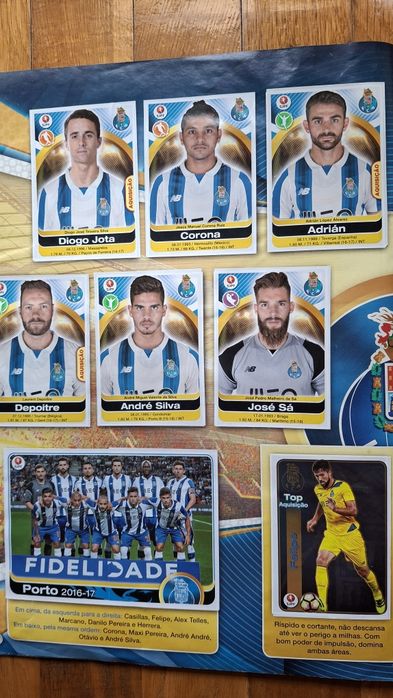 Caderneta Panini Futebol 2016-17 + Euro 2016 Portugal, Completa