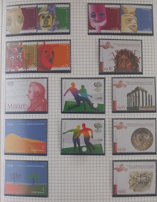 Selos portugueses filatelia