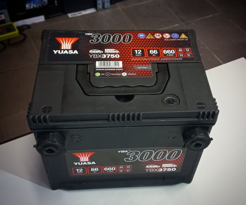 Akumulator YUASA YBX3750 66Ah do samochodów USA