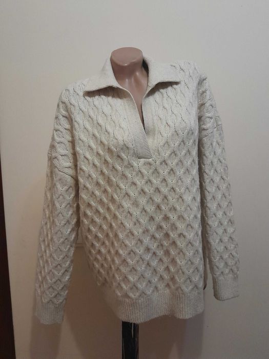 Свитер xl c&a косичка