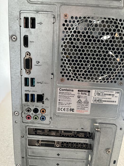 Ігровий ПК ASUS G11 / i7-6700 / 32 GB DDR 4/ GTX 980 / NVMe/ Wi-Fi