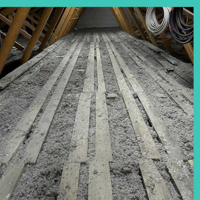 Ocieplanie poddasza wełną celulozą,Izolacje wdmuchiwane celuloza strop