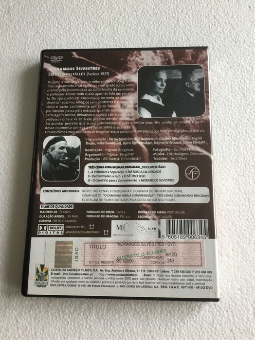 Morangos Silvestres. Ingmar Bergmar