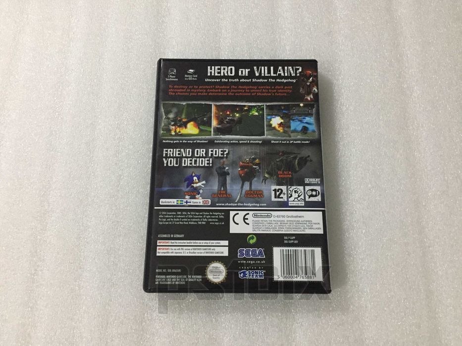 Shadow The Hedgehog Nintendo GameCube