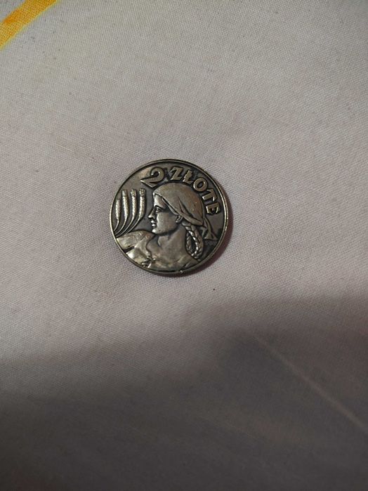 Stara moneta 2 złote z 1925 roku