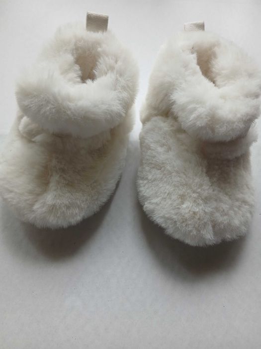 Пинетки теплые пінетки хутряні Next 0-3 мес