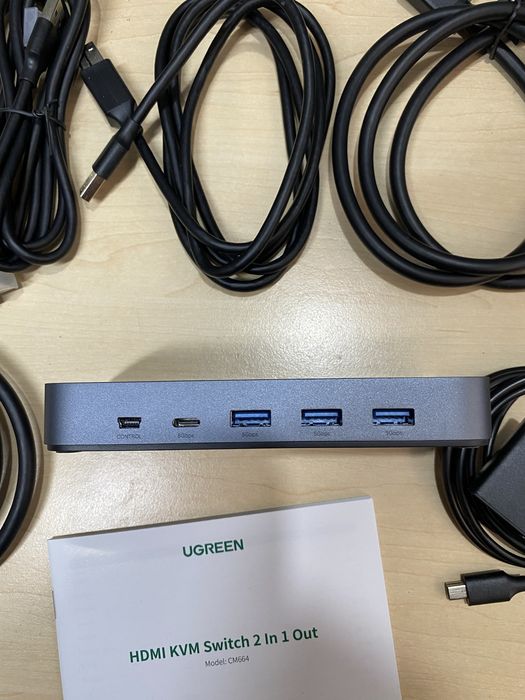 Професійний перемикач KVM ugreen ( світч )