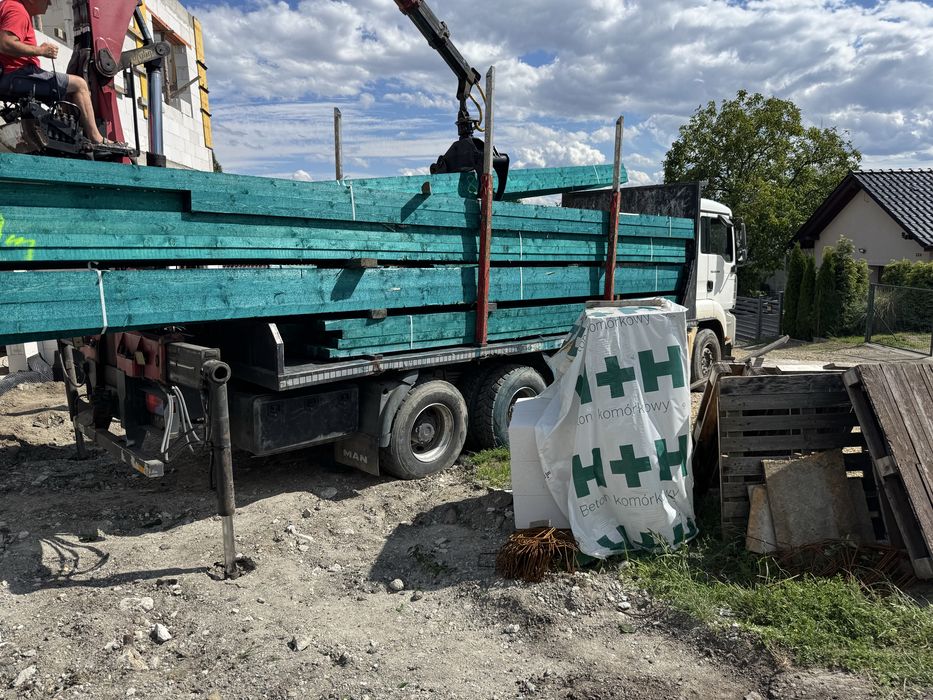 Więżby dachowe , Tarcica budowlana