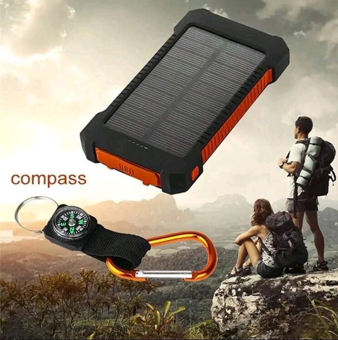 Carregador solar portátil (telemóvel, portátil, lanterna ect.)