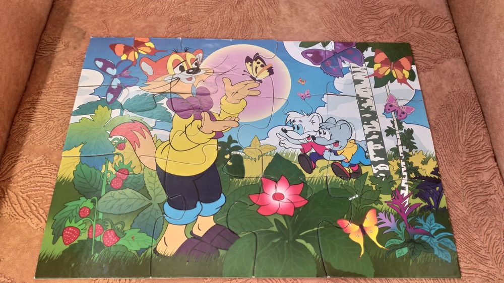 Пазли картонні, м'які 2+ 4+ 5+ доміно