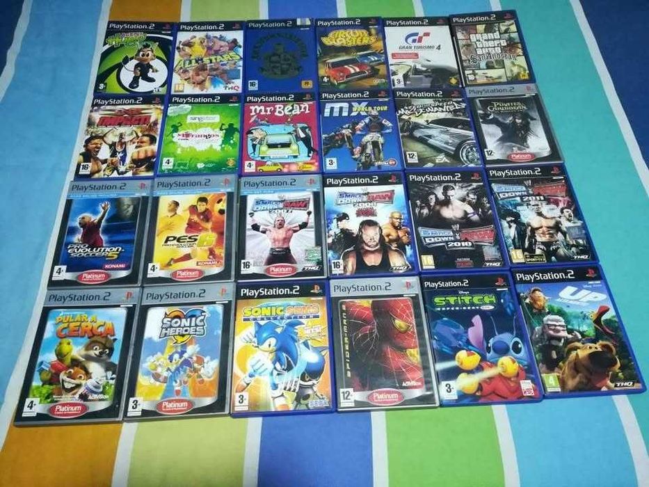 Playstation 2 + 16 Jogos + Dual Shock