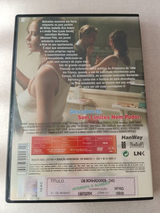 DVD os sonhadores