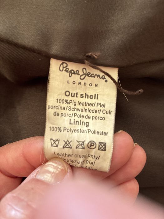 Casaco em pele da Pepe Jeans original