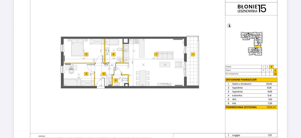 Sprzedam mieszkanie w Bloniu apartamenty nad stawami