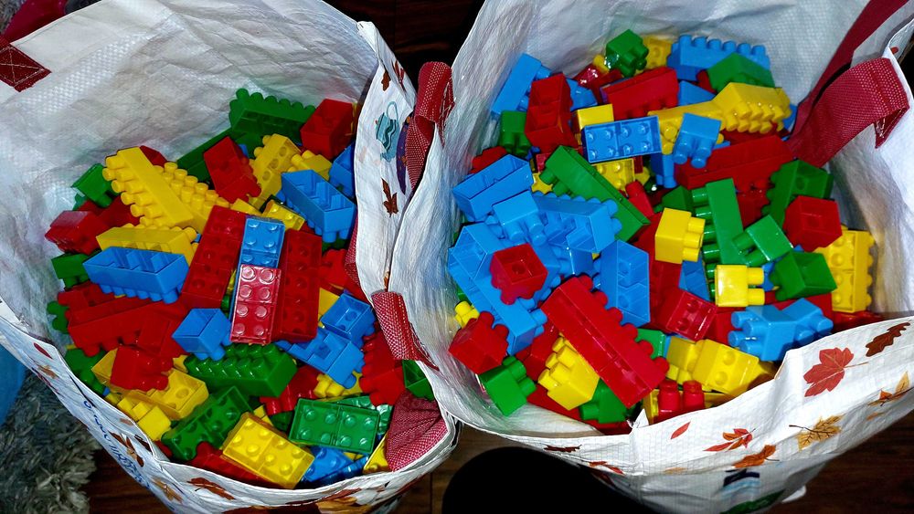 Klocki konstrukcyjne dla dziecka, 468 elementów