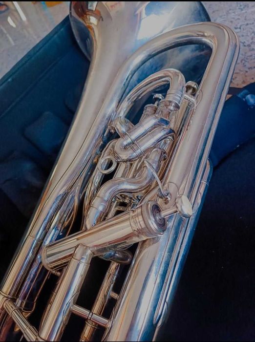 Eufónio JP374 Sterling Prateado em Si bemol