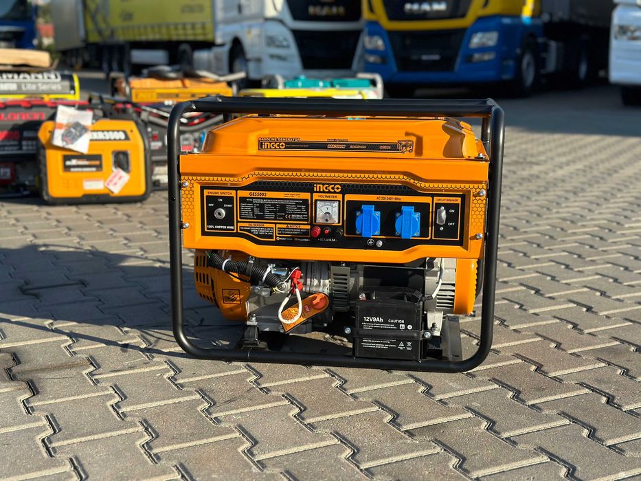 Бензиновий генератор INGCO GE55003(5.0-6.0 кВт)