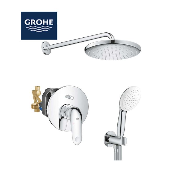 Душова система прихованого монтажу Grohe Euroeco з Tempesta 250 (UA2939200L)