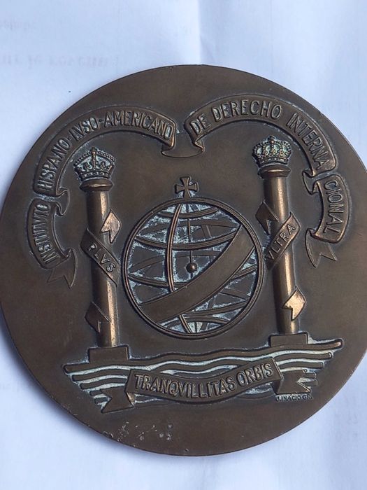 Medalha IX Congresso do Instituto Hispano-Luso-Americano Lisboa 1972