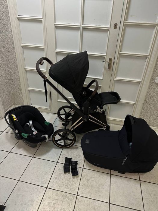 Коляска 3в1 Cybex Priam 4.0 Rose Gold