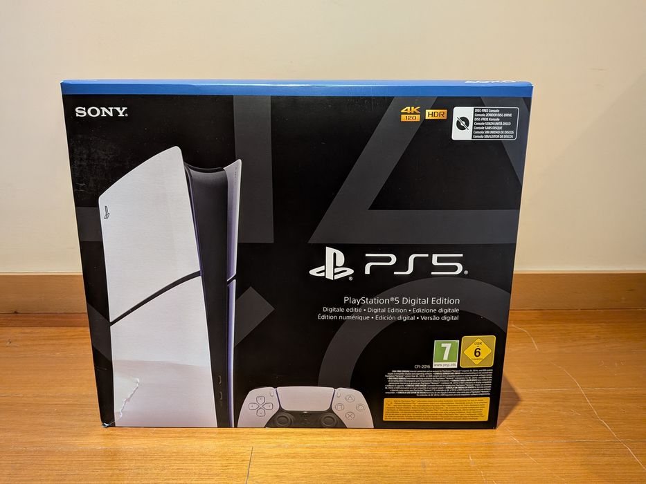 PS5 Slim Digital + Leitor de Disco PS5