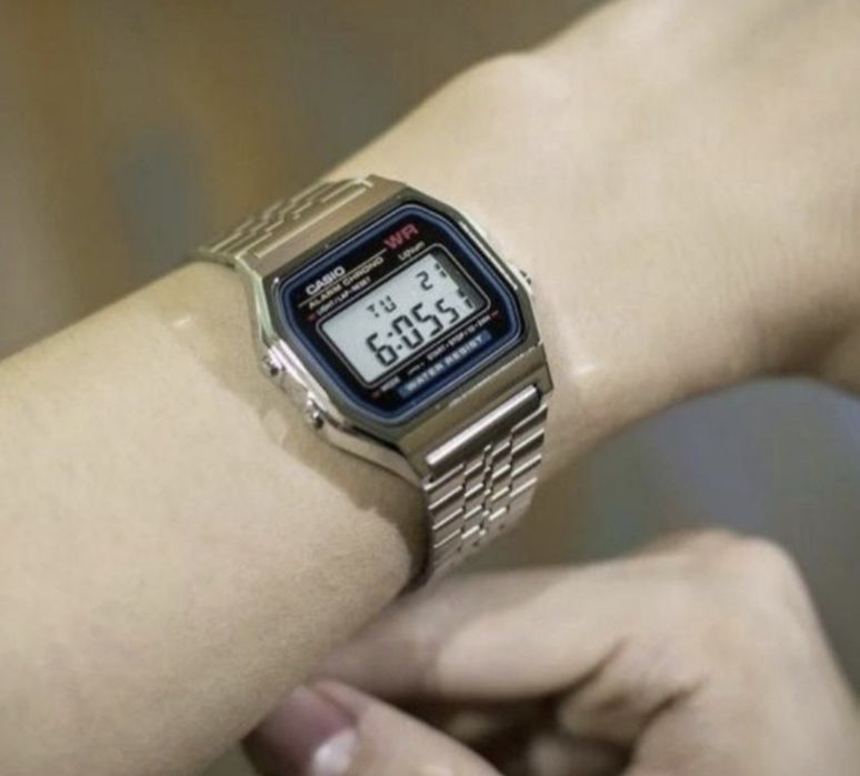 Relógio Casio Prateado A159W - Novo sem uso