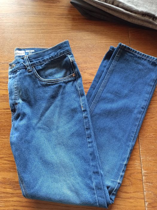 Spodnie męskie jeans pas 90cm