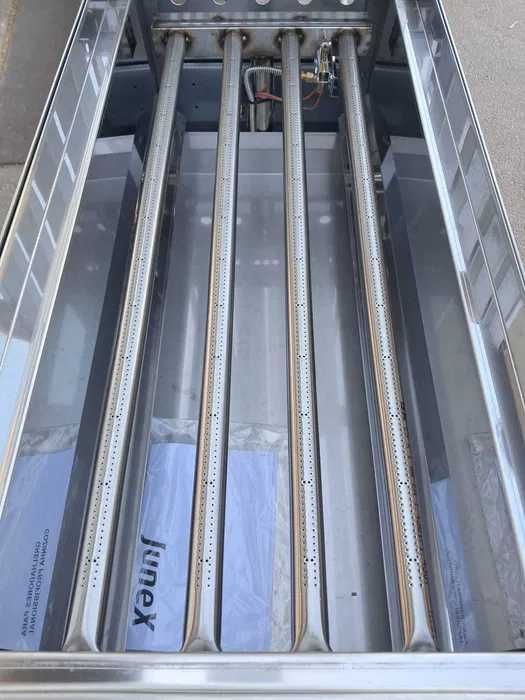 Grelhador com Deflectores a Gás JUNEX - NOVO