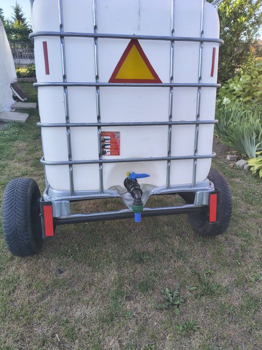 Wózek, przyczepka ,Beczkowóz, zbiornik  Mauzer 1000l