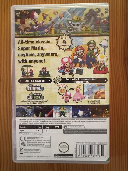 New Super Mario Bros. U gra na Nintendo Switch