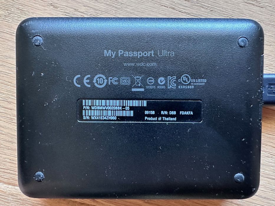 Dysk Western Digital My Passport Ultra 2TB USB 3.0